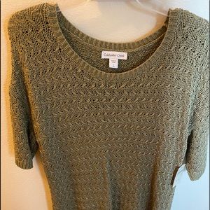 Coldwater Creek Lattice Stitch Sweater - Large 14